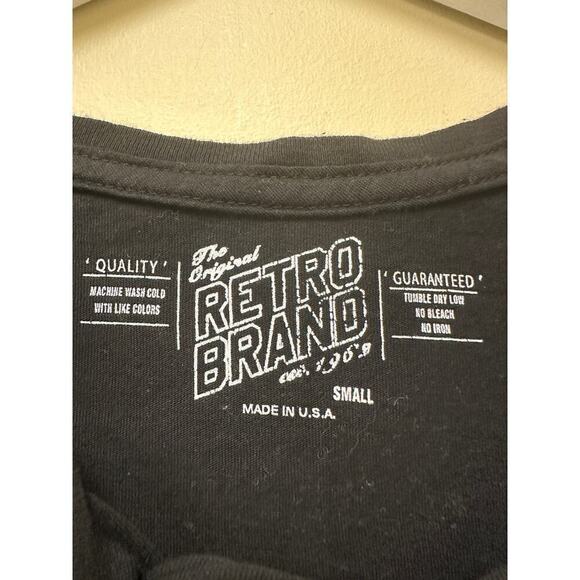 NWT Retro Brand Size Small South Carolina Gamecocks Lace Up V-Neck T-Shirt Black - Picture 4 of 9